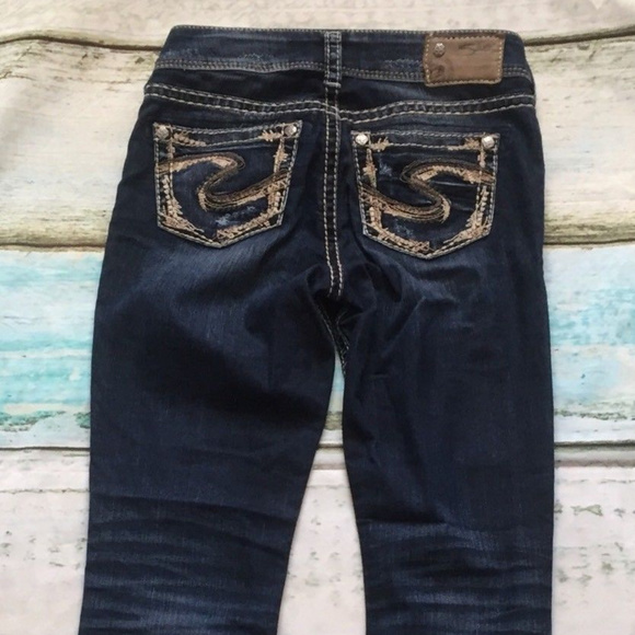 Womens Silver Suki 17" Western Gloveworks Jeans 25 - Picture 5 of 8